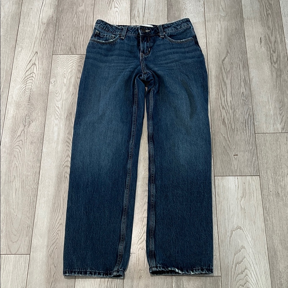 Hollister Dark Blue Straight Leg Jeans